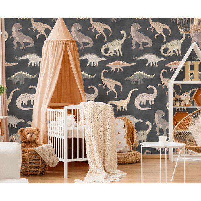 Olive & Noah - Dino's Play dark 100x280cm