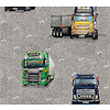 Olive & Noah - Truck Life gray 100x280cm