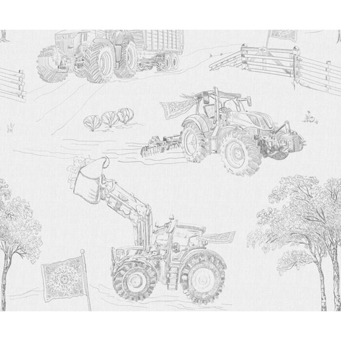 Olive & Noah - Farmlife Gray 200x280cm