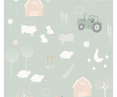 Olive & Noah - Farm Green 100x280cm