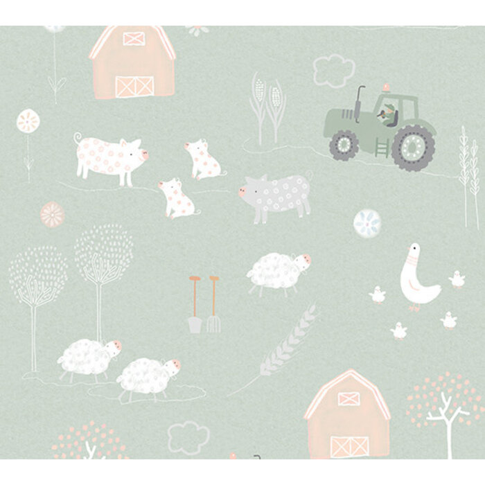 Olive & Noah - Farm Green 100x280cm