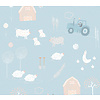 Olive & Noah - Farm L.Blue 100x280cm