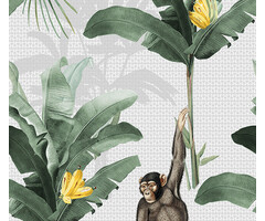 Olive & Noah - Monkey Town 100x280cm