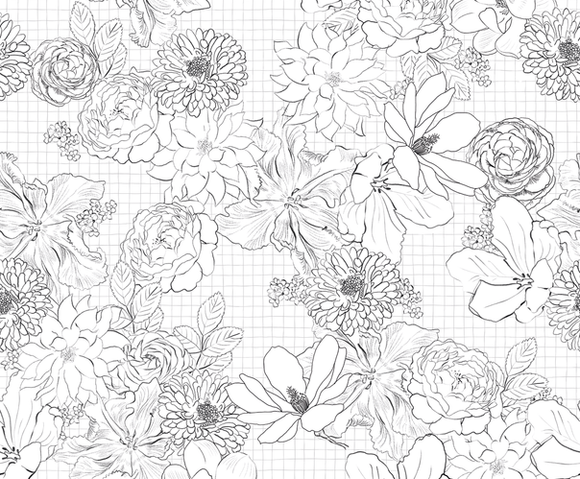 Light & Dark - INK7323 200x280cm