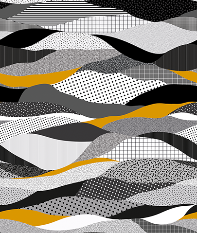 Light & Dark - INK7353 200x280cm