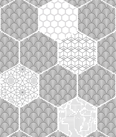 Light & Dark - INK7354 200x280cm