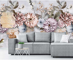Floral Utopia - Cool Florals 200x280cm