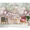 Floral Utopia - Flamingo Light 200x280cm