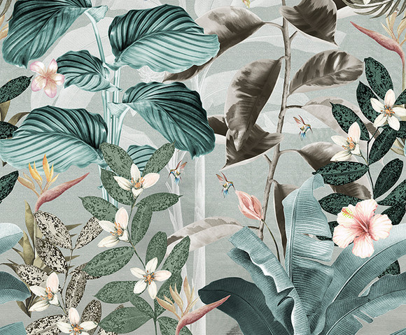 Floral Utopia - Magufuli Petrol 200x280cm