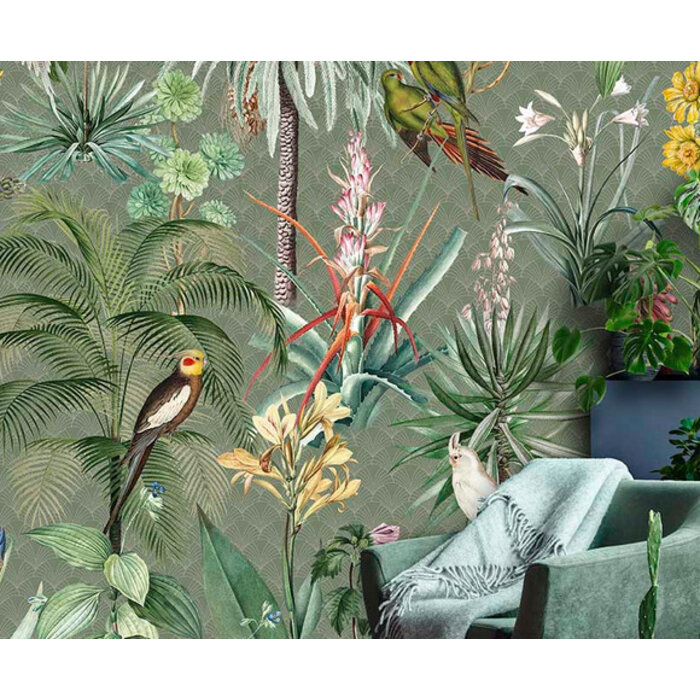 Floral Utopia - Tropical Winter 200x280cm