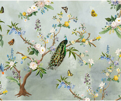 Floral Utopia - Secret Garden Turquoise 200x280cm