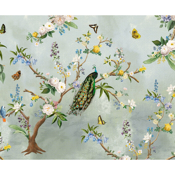 Floral Utopia - Secret Garden Turquoise 200x280cm