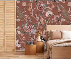 Floral Utopia - Pomegranate Butterscotch 200x280cm