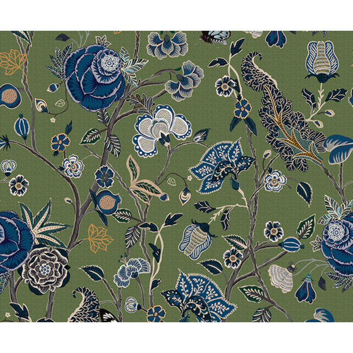 Floral Utopia - Pomegranate Moss 200x280cm