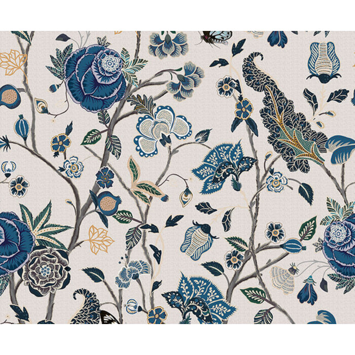 Floral Utopia - Pomegranate Blue 200x280cm