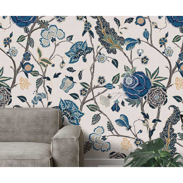 Floral Utopia - Pomegranate Blue 200x280cm