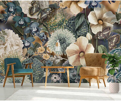 Floral Utopia - Eden Blues 400x280cm