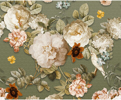 Floral Utopia - Sweet Rosa Moss 200x280cm