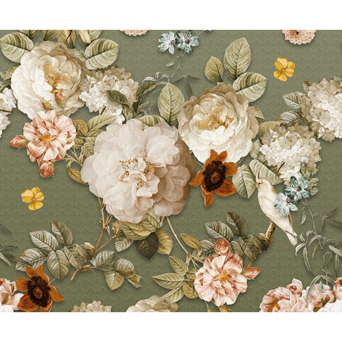 Floral Utopia - Sweet Rosa Moss 200x280cm