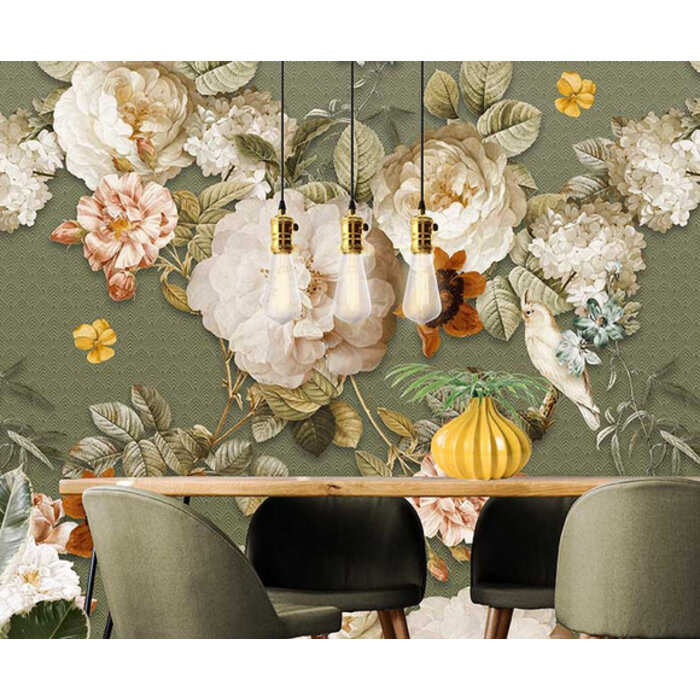 Floral Utopia - Sweet Rosa Moss 200x280cm