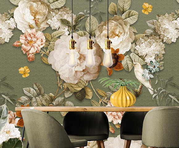 Floral Utopia - Sweet Rosa Moss 200x280cm