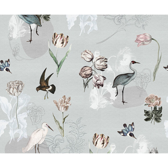 Floral Utopia - Dutch Meadows Blue 200x280cm