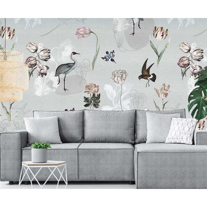 Floral Utopia - Dutch Meadows Blue 200x280cm