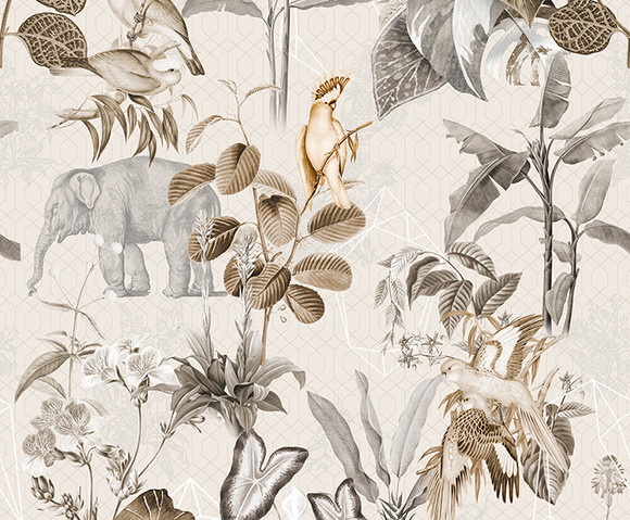 Floral Utopia - Luang Prabang Neutral 200x280cm