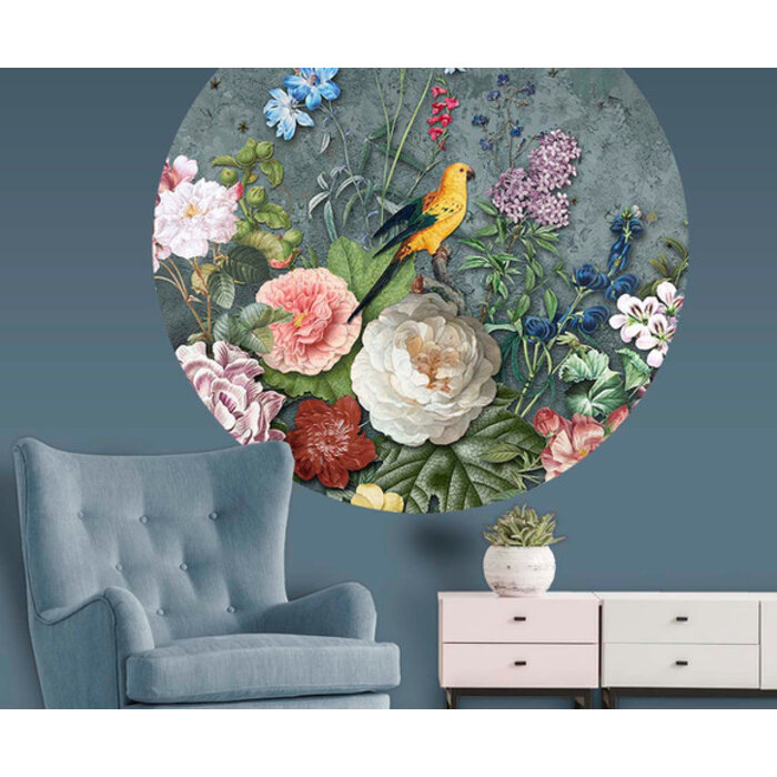 Floral Utopia - Abundance Dark 150x150cm