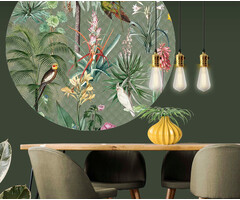 Floral Utopia - Tropical Winter 100x100cm