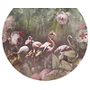 Floral Utopia - Flamingo Found 150x150cm