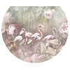 Floral Utopia - Flamingo Found Light 150x150cm