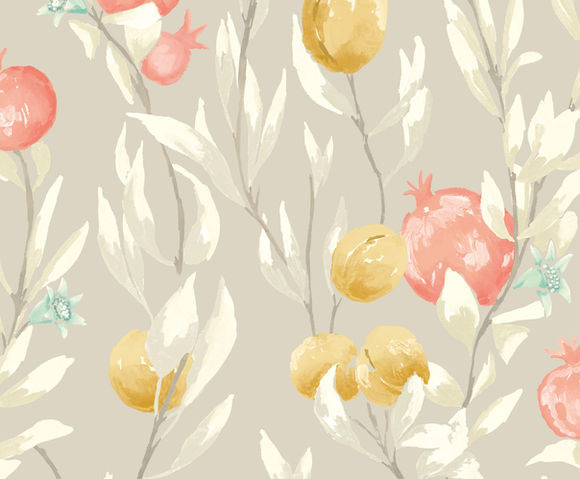 Laid Bare - Pomegranate Trail Parchment