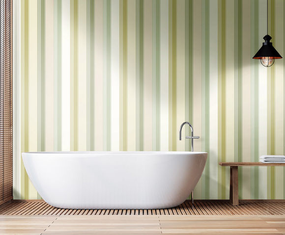 Laid Bare - Multi Stripe Pistachio Mix
