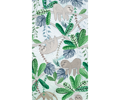 Abby & Bryan - Sloths jungle 100x280cm