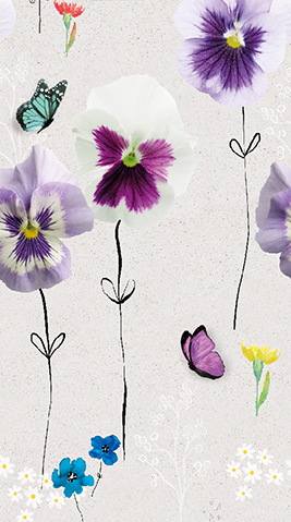 Abby & Bryan - Viola 100x280cm