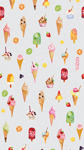 Abby & Bryan - Icecream Summer 100x280cm