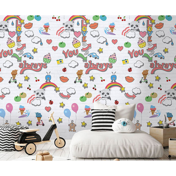 Abby & Bryan - Graffiti Baby 100x280cm