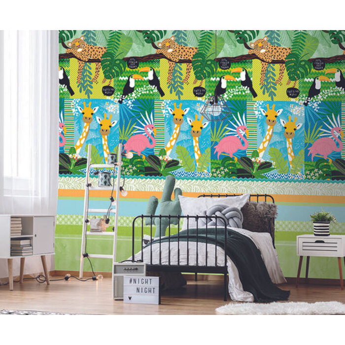 Abby & Bryan - It's a jungle out there 100x280cm