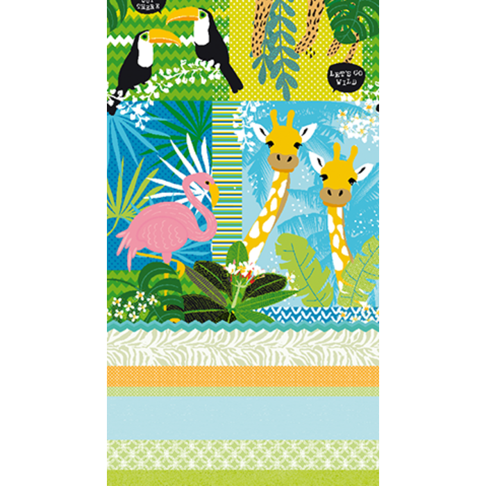 Abby & Bryan - It's a jungle out there 100x280cm