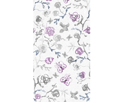 Abby & Bryan - Sweet roses lila 100x280cm