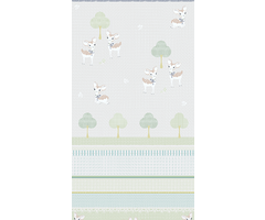 Abby & Bryan - Dear heart mint 100x280cm