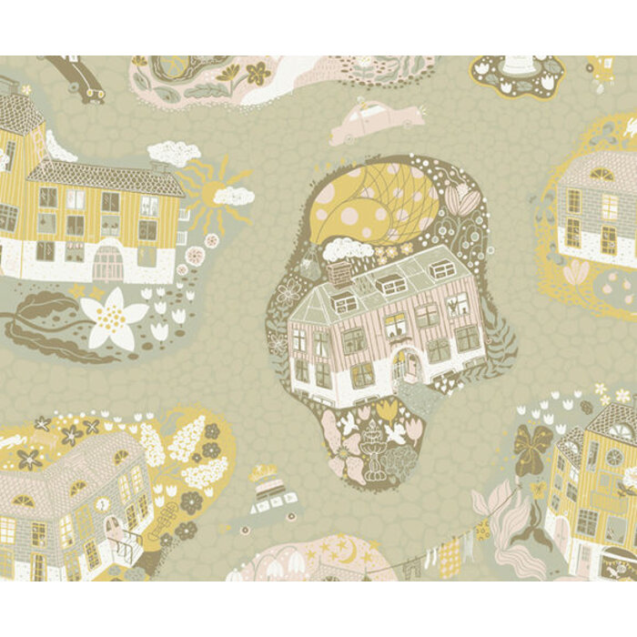 Resan - Staden Green pink