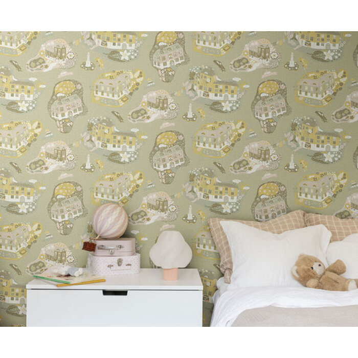 Resan - Staden Green pink