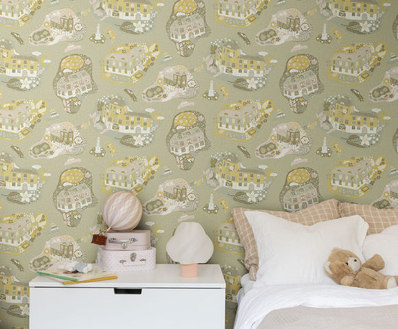 Resan - Staden Green pink