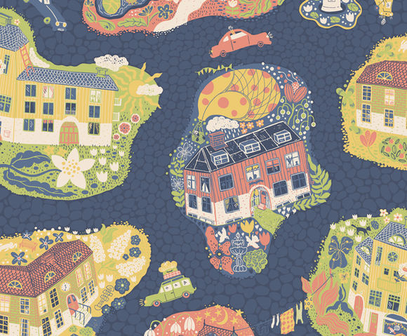 Resan - Staden Dark blue