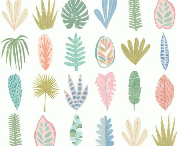 Glasshouse - Leaf Boogie Pastel