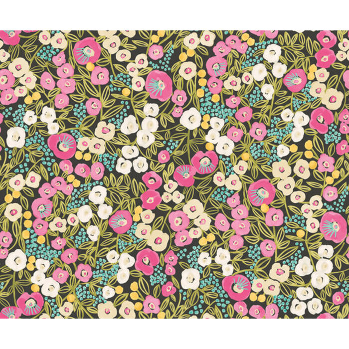 Glasshouse - Flora Ditsy Fuchsia/Jet