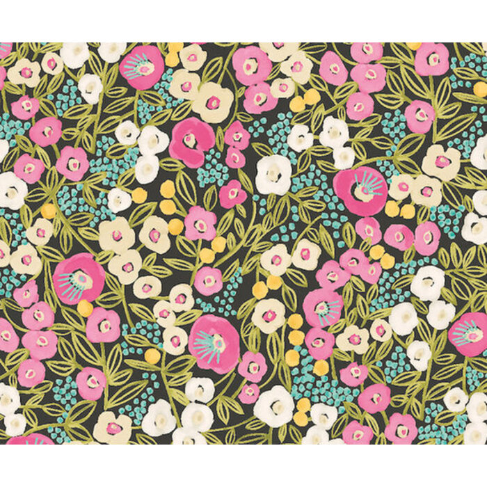 Glasshouse - Flora Ditsy Fuchsia/Jet