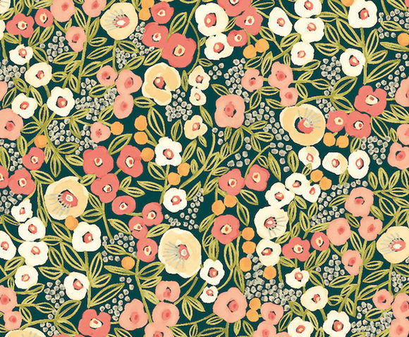 Glasshouse - Flora Ditsy Juniper/Ginger